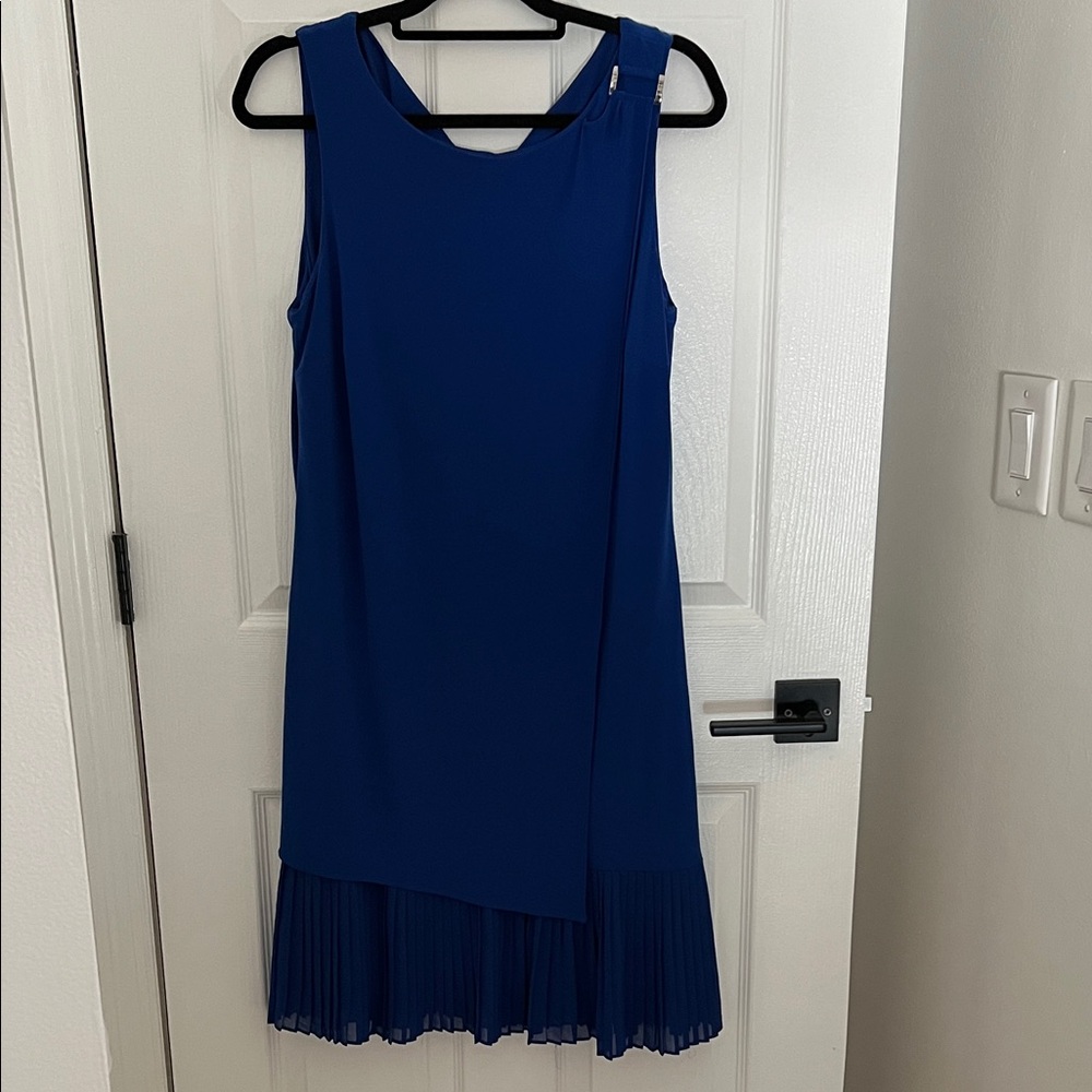 Frank Lyman Design Asymmetrical Royal Blue Dress